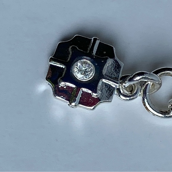 Monet Silver Tone Necklace Gray And Silver Disks EUC Mint Cond 16” - 19” Circles - Picture 6 of 14